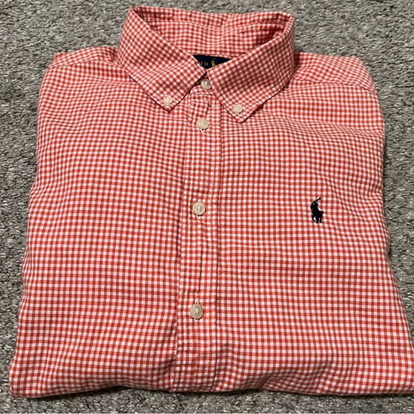 Polo Ralph Lauren Other - Polo by Ralph Lauren Gingham Button-Down Kids Shirt Size Large 14 / 16